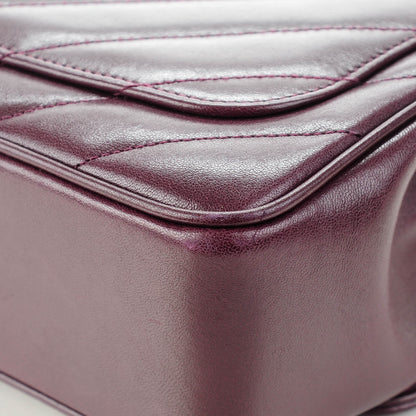 Chanel Lambskin Quilted Coco Vintage Jumbo Flap Purple 12 of 12