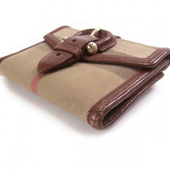 Burberry Canvas Nova Check Wallet 5 of 9