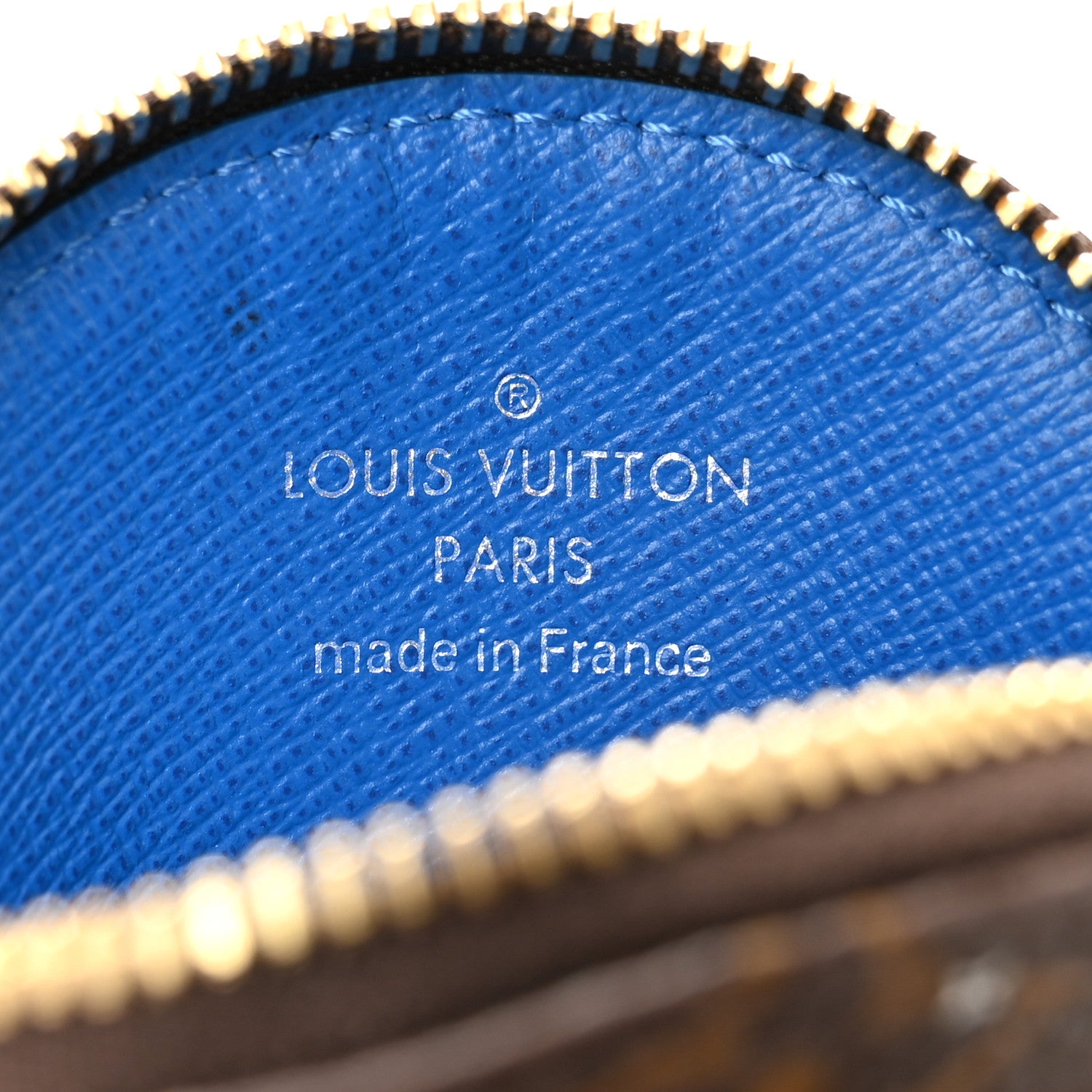 Louis Vuitton Monogram 2019 Christmas Animation Round Coin Purse Blue 6 of 8