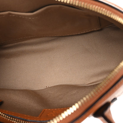 MCM Visetos Tracy Small Tote Cognac 5 of 8