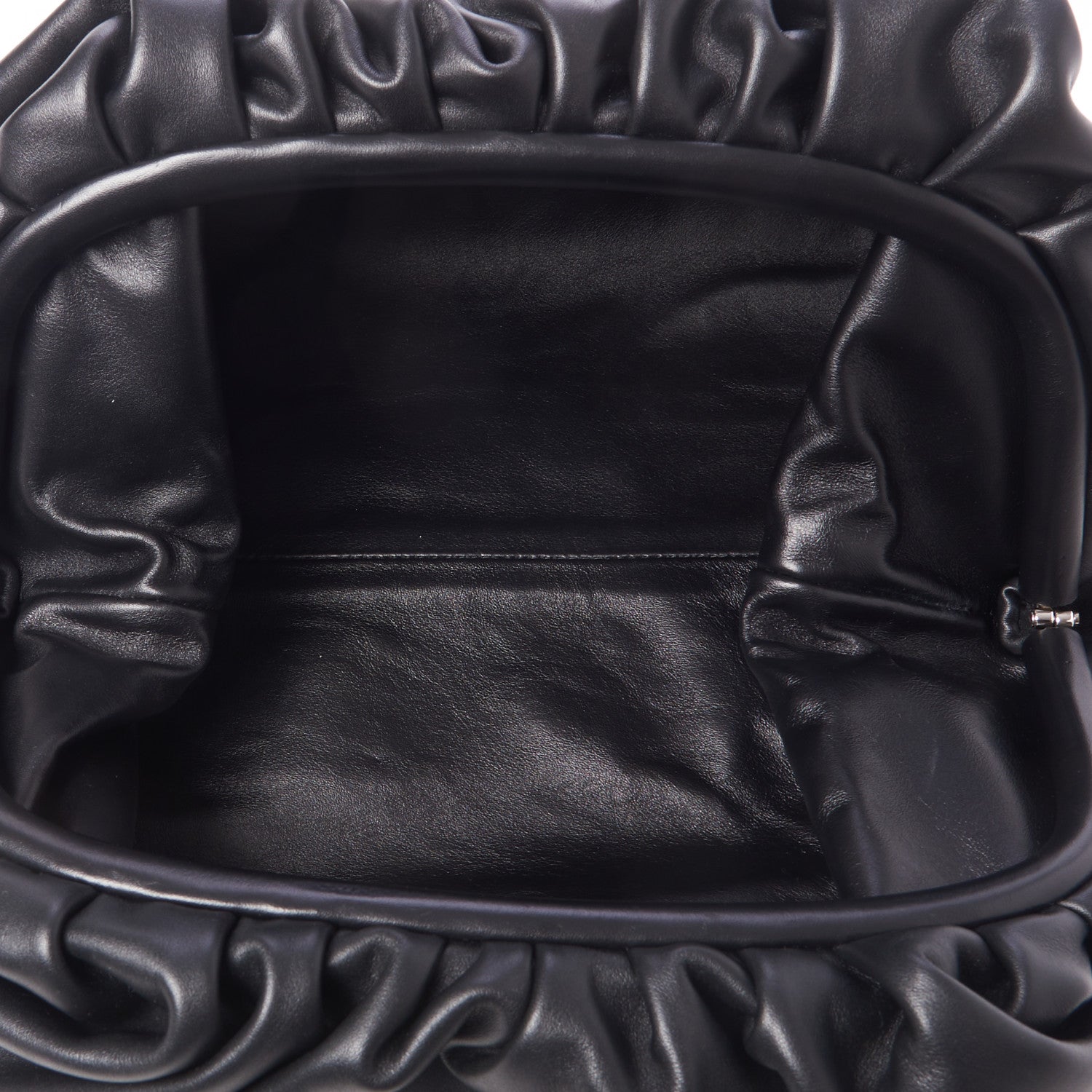 Bottega Veneta Smooth Butter Calf The Pouch Oversized Clutch Black 12 of 15