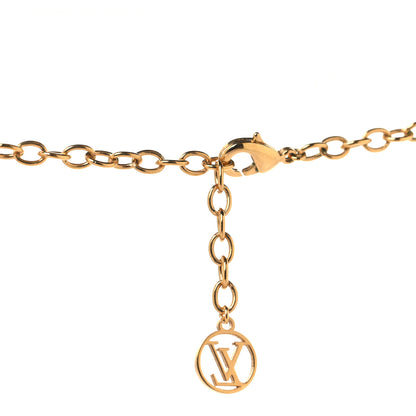 Louis Vuitton Metal Blooming Supple Necklace Gold 4 of 7