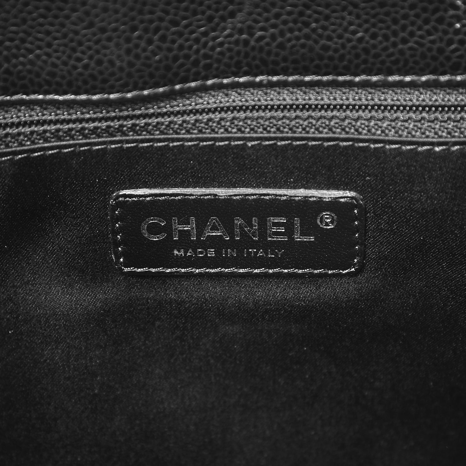 Chanel Caviar Quilted Grand Shopping Tote GST Black 6 of 9