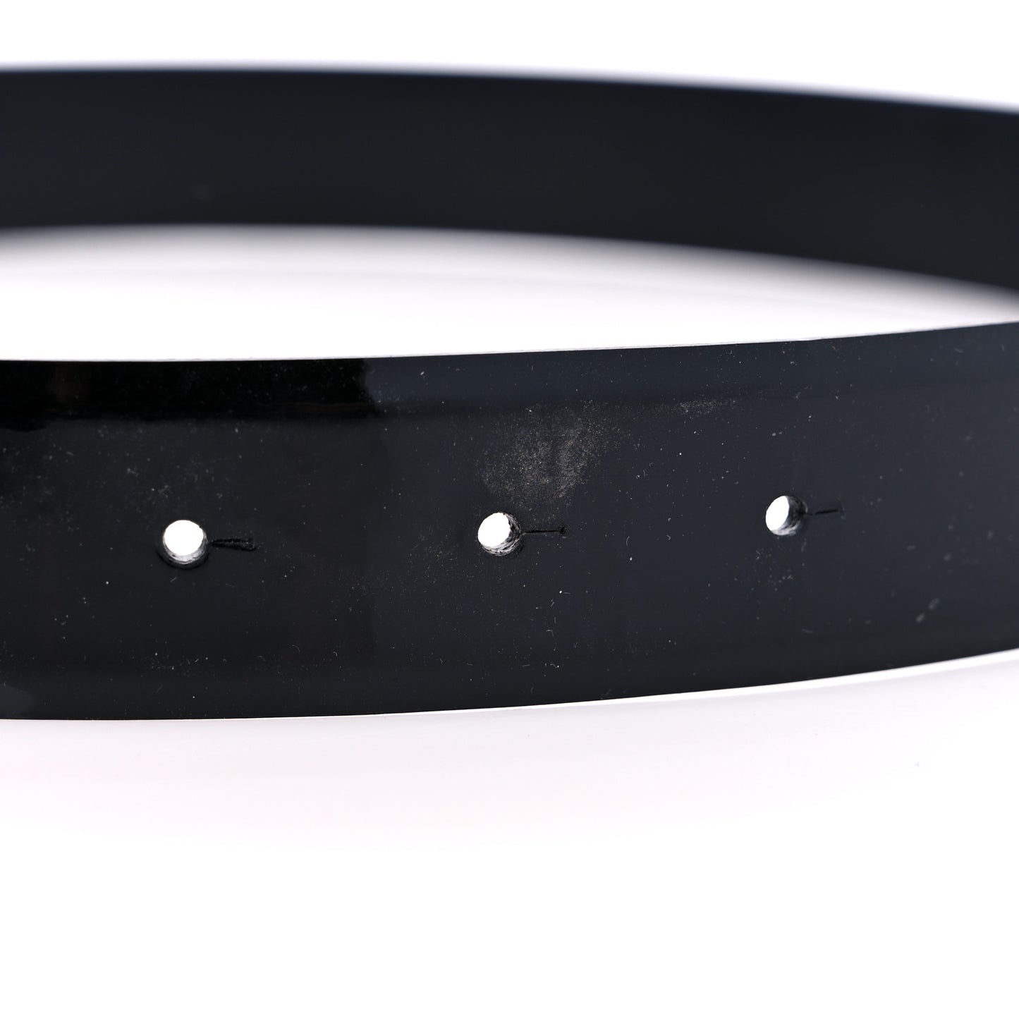Patent Plexiglass CC Boy Belt 100 40 Black Blue