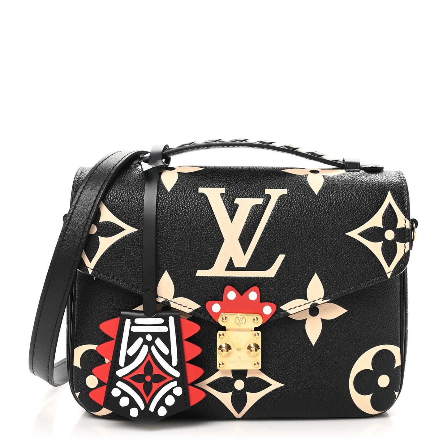 Empreinte Monogram Giant Crafty Pochette Metis Black Creme