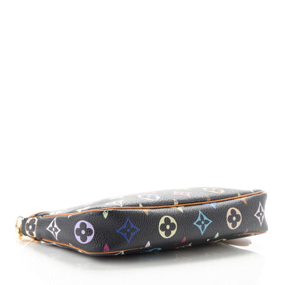 Louis Vuitton Monogram Multicolor Pochette Accessories Black 4 of 10