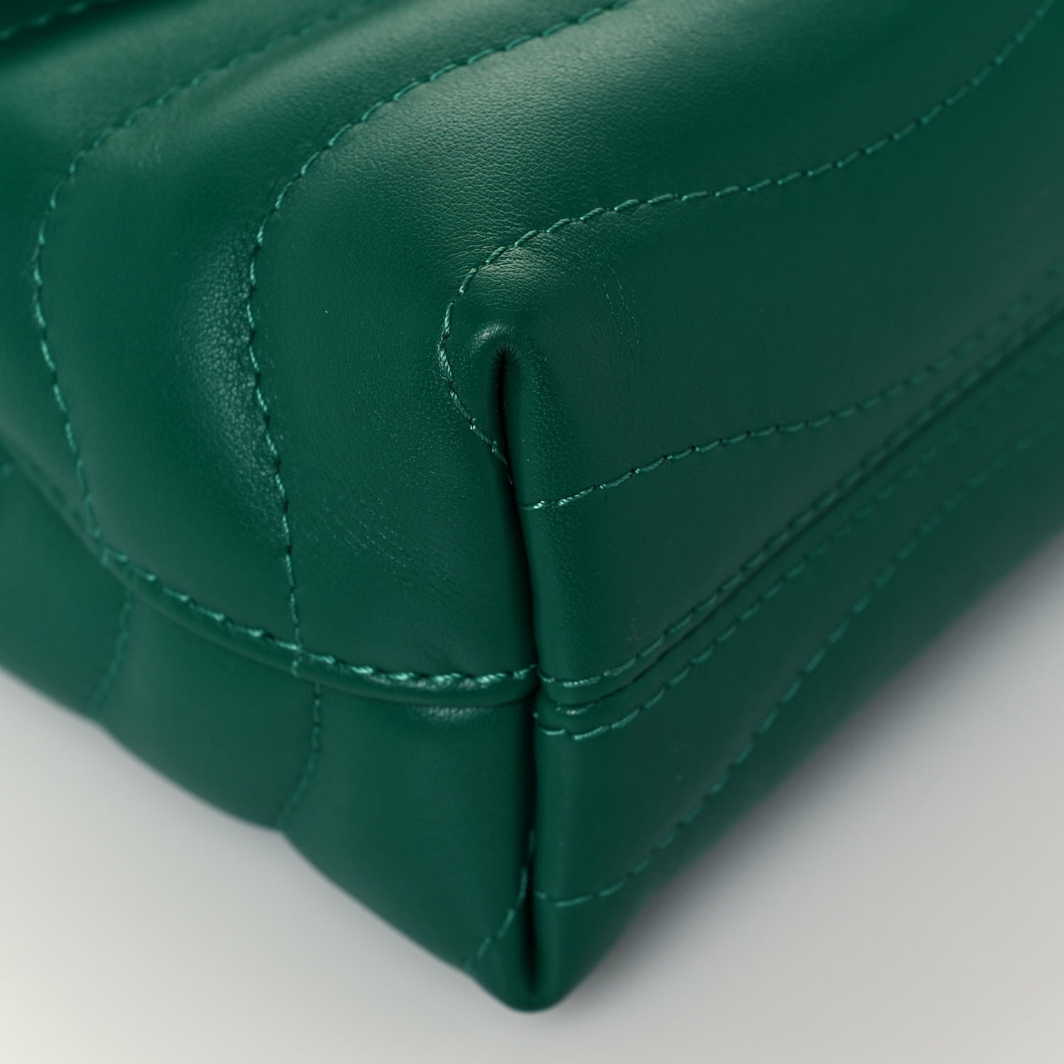 Louis Vuitton Calfskin New Wave Chain Bag MM NM Emerald 8 of 16