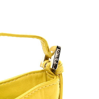 Fendi Nappa Mini Half Moon Baguette Yellow 7 of 8