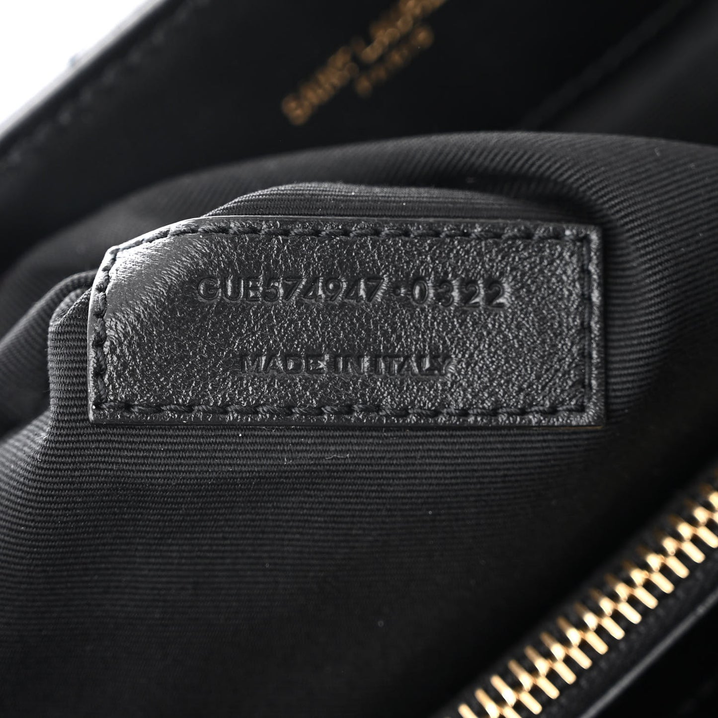 Calfskin Y Quilted Monogram Large Loulou Chain Satchel Black