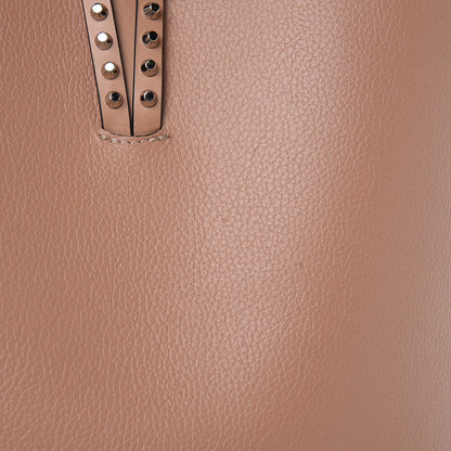 Christian Louboutin Calfskin Spikes East West Cabata Tote Nude 13 of 14