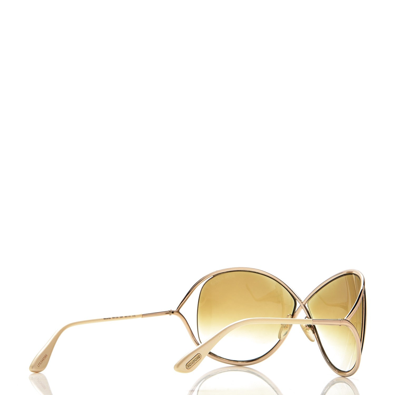 Tom Ford Miranda Crossover Sunglasses TF130 Gold 4 of 8
