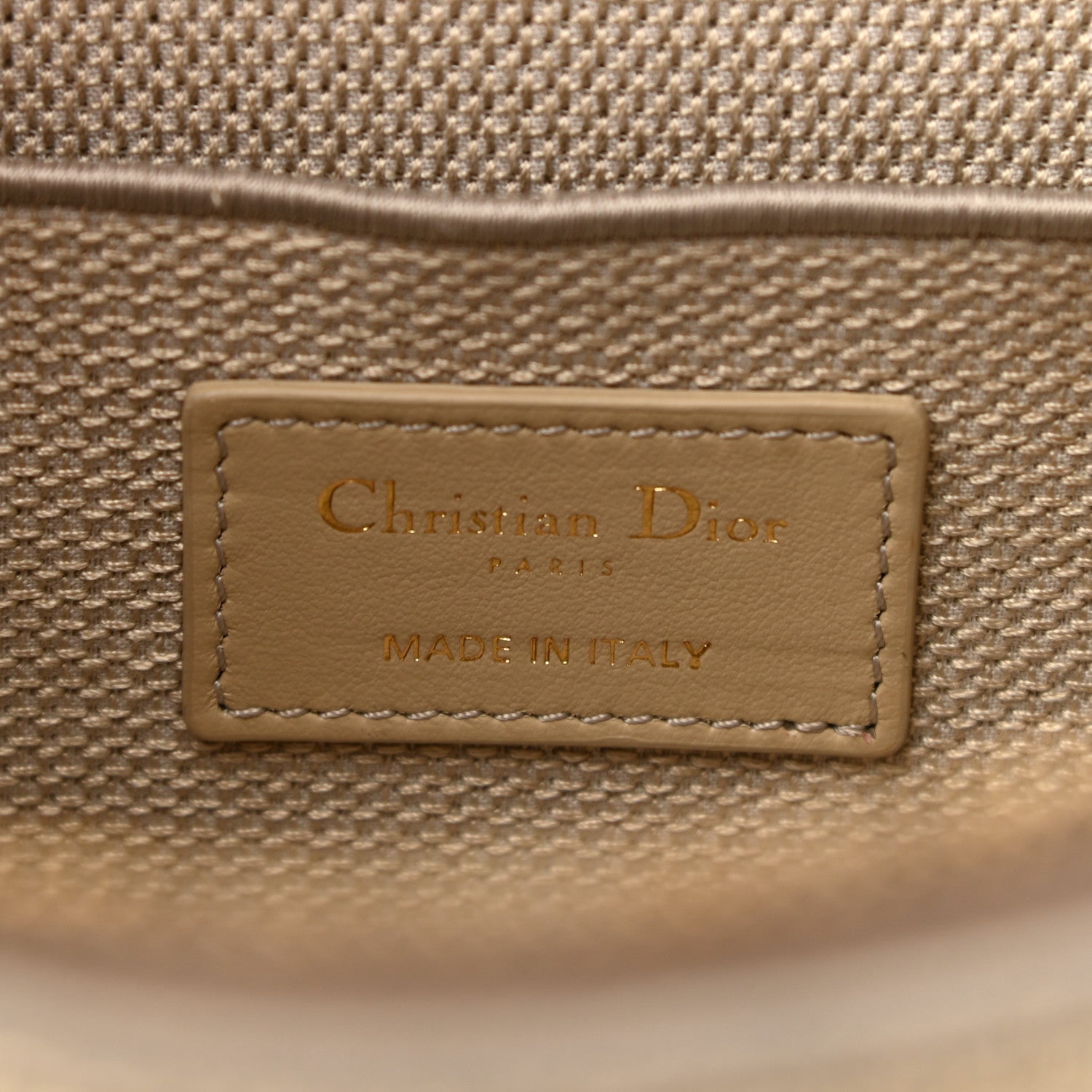Christian Dior Canvas Embroidered Stripes Diortravel Vanity Case Multicolor 6 of 6
