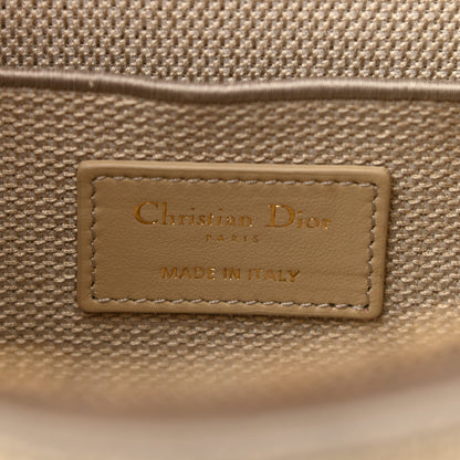 Christian Dior Canvas Embroidered Stripes Diortravel Vanity Case Multicolor 6 of 6