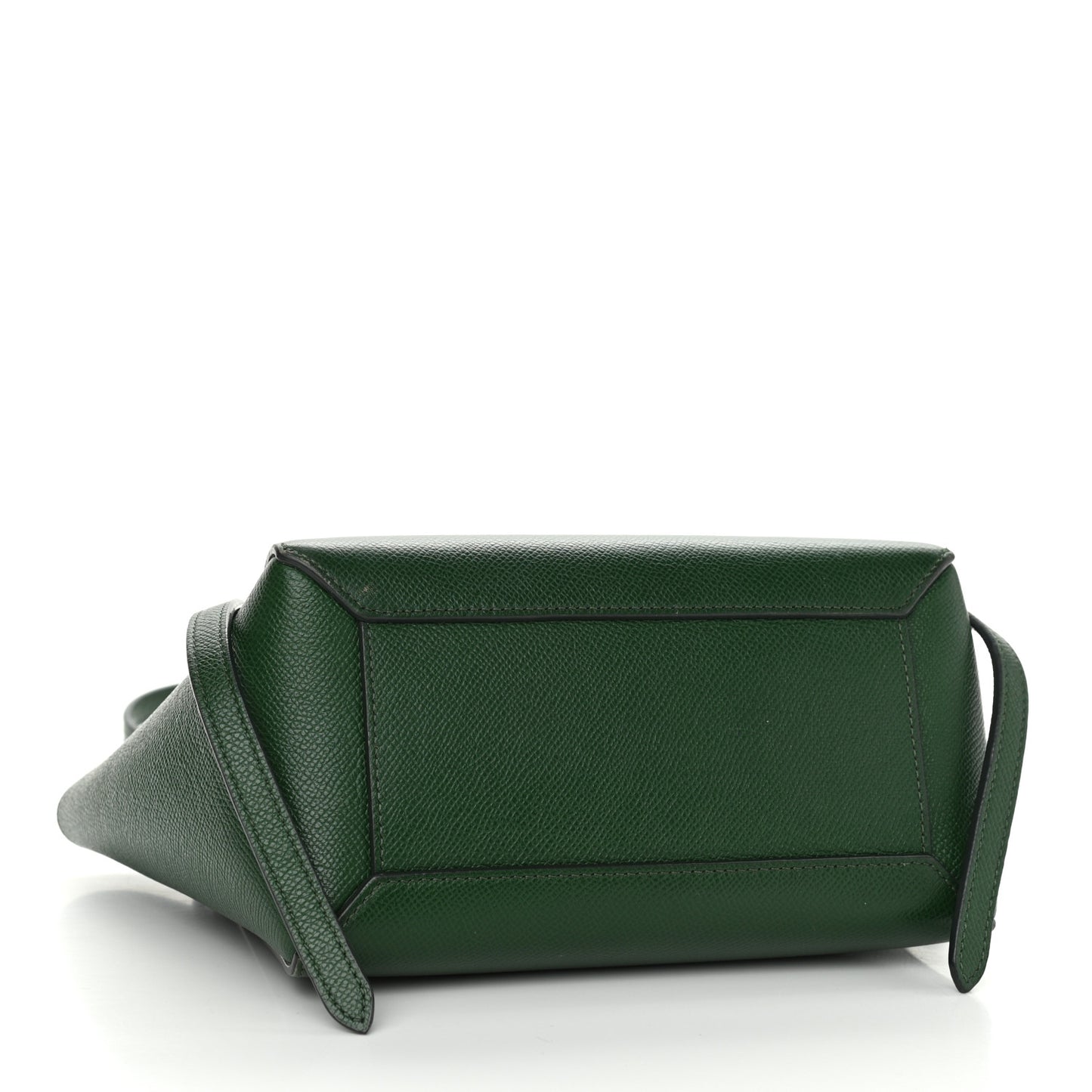 Grained Calfskin Nano Belt Bag Dark Green