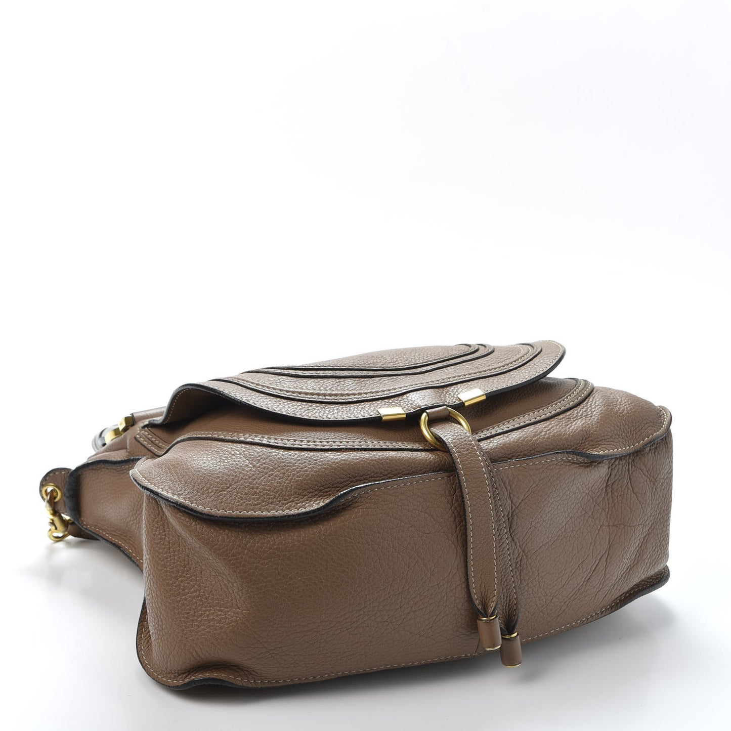 Calfskin Medium Marcie Satchel Nut