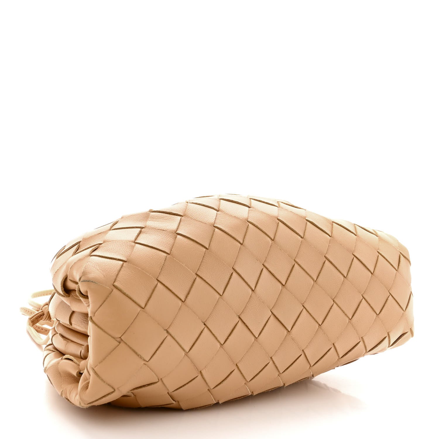 Bottega Veneta Nappa Intrecciato The Mini Pouch Almond 4 of 10