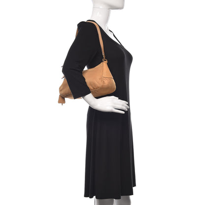 Prada Nylon Vitello Daino Pochette Sabbia 2 of 17