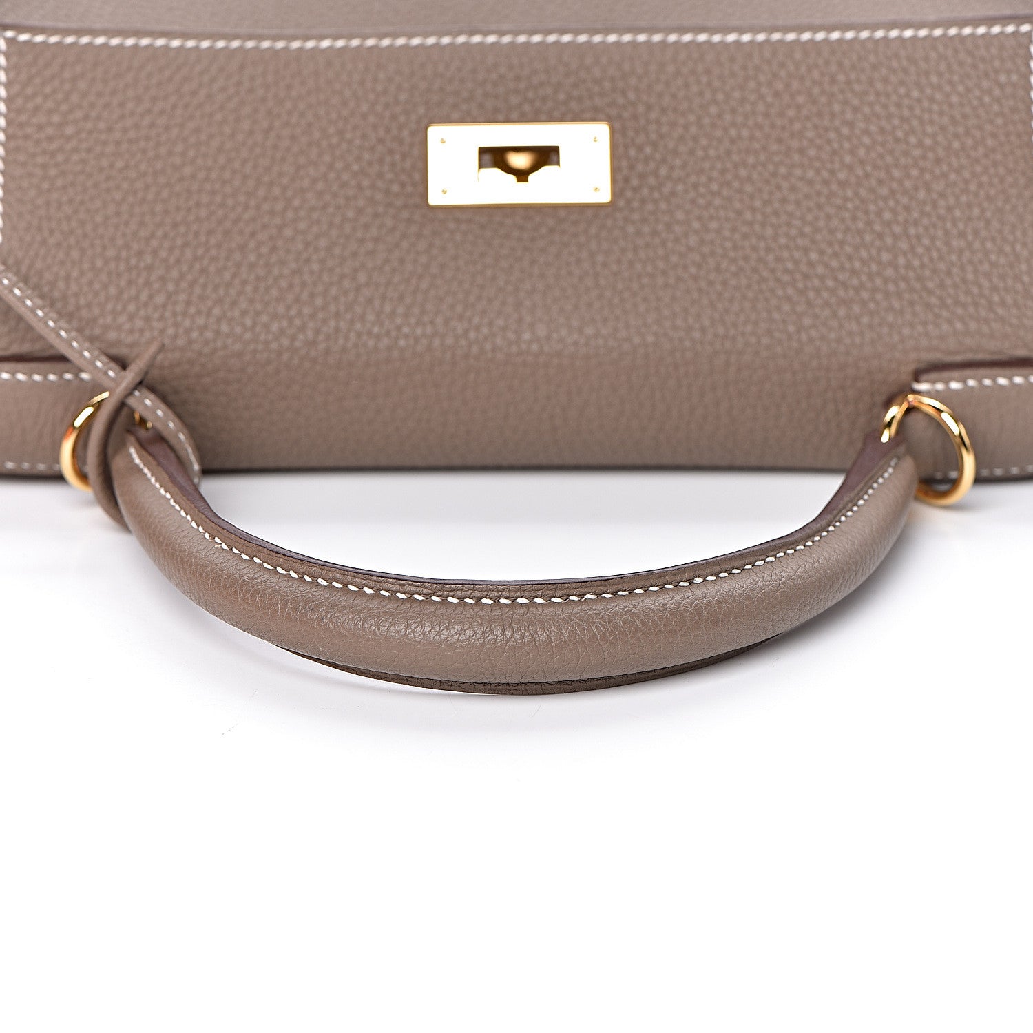 Hermes Togo Kelly Retourne 28 Etoupe 29 of 38