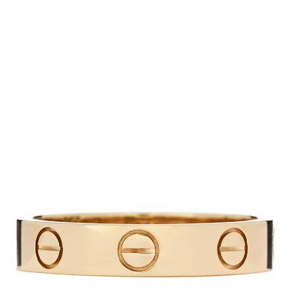 Cartier 18K Yellow Gold 3.5mm LOVE Wedding Band Ring 50 5.25 1 of 4