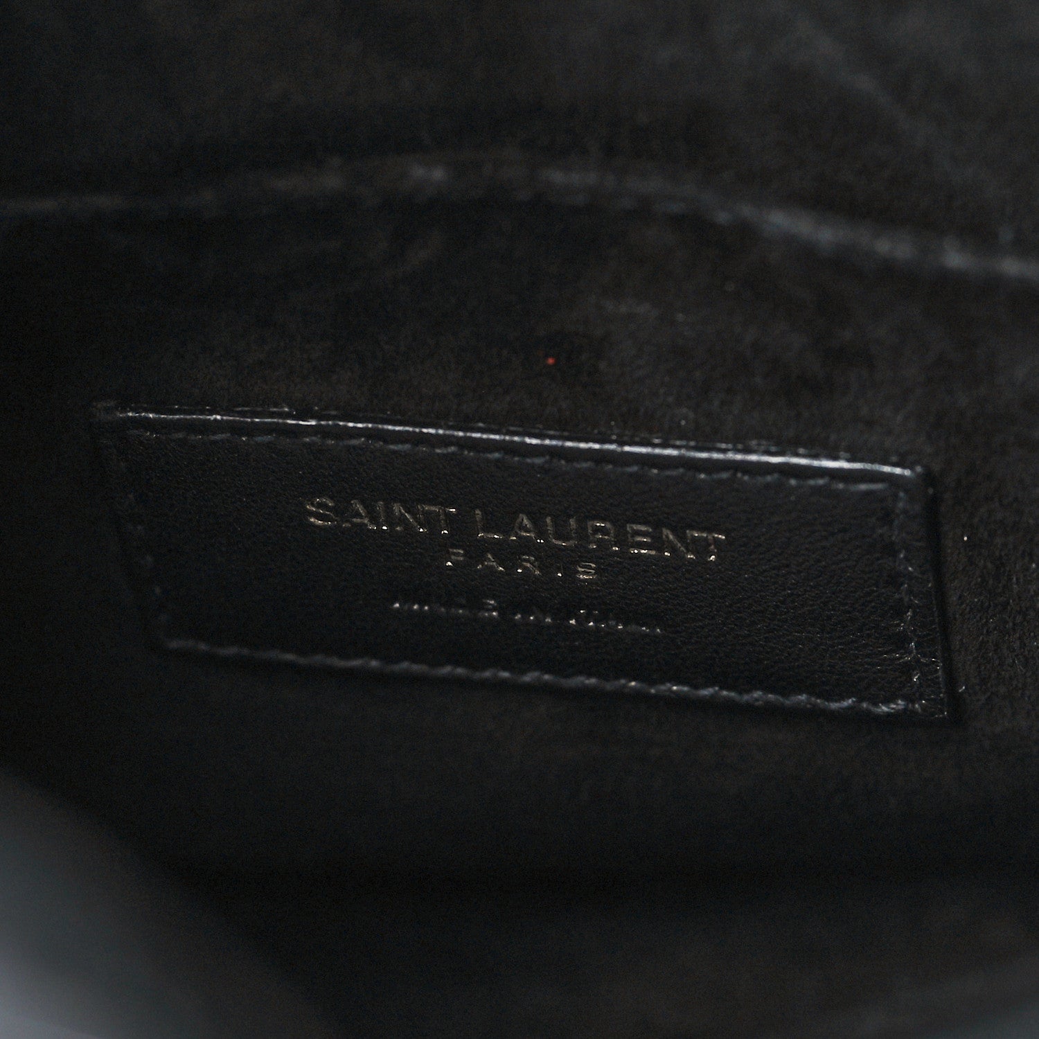 Saint Laurent Calfskin Crocodile Embossed Nano Sac De Jour Black 6 of 6