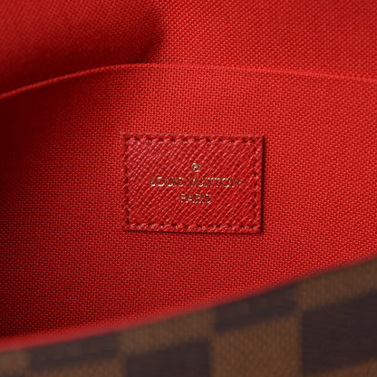 Louis Vuitton Damier Ebene Pochette Felicie Chain Wallet 7 of 12