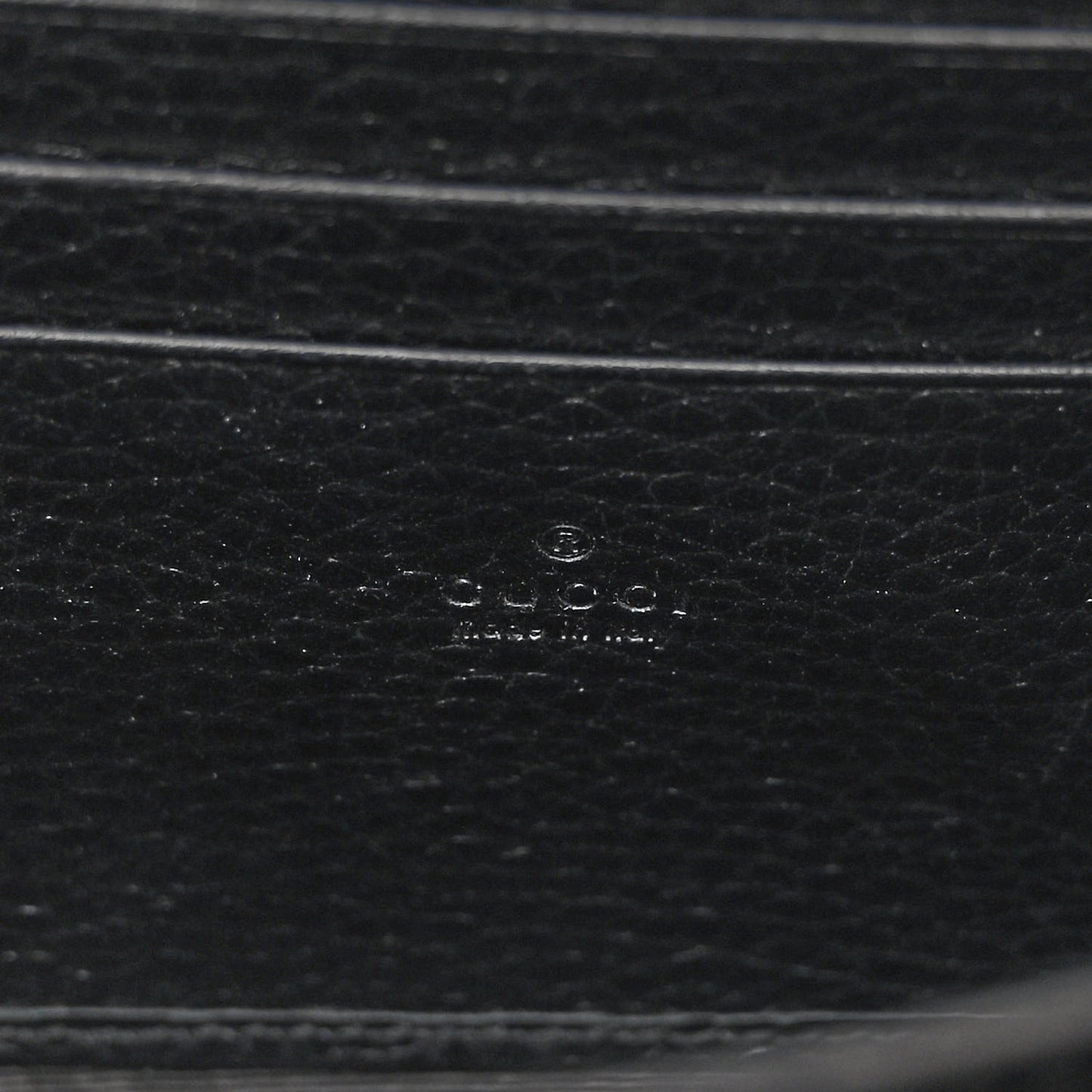 Calfskin Mini Dionysus Chain Wallet Black