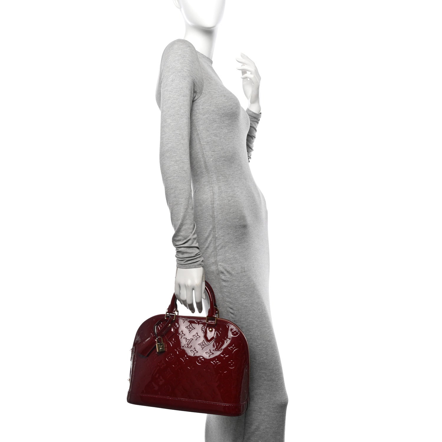 Louis Vuitton Vernis Alma PM Rouge Fauviste 2 of 10