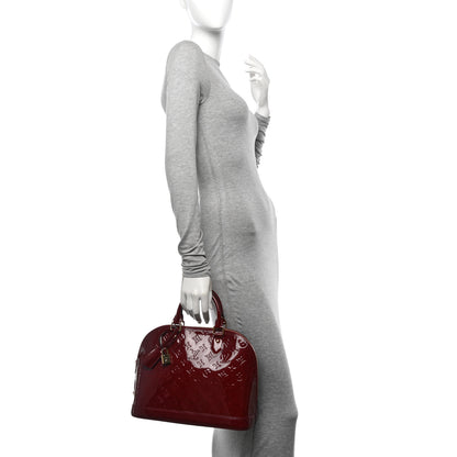 Louis Vuitton Vernis Alma PM Rouge Fauviste 2 of 10