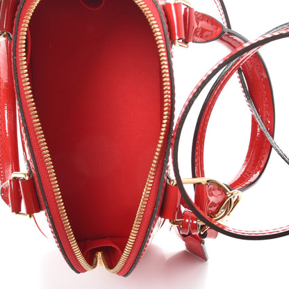 Louis Vuitton Vernis Alma BB Cherry 6 of 9