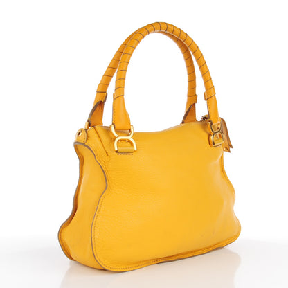 Chloe Calfskin Medium Marcie Satchel Sunflower 5 of 11
