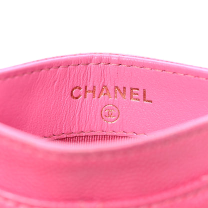 Chanel Caviar Quilted Card Holder Fuchsia 7 of 11