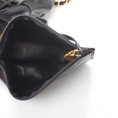 Chanel Lambskin CC Drawstring Backpack Black 7 of 15
