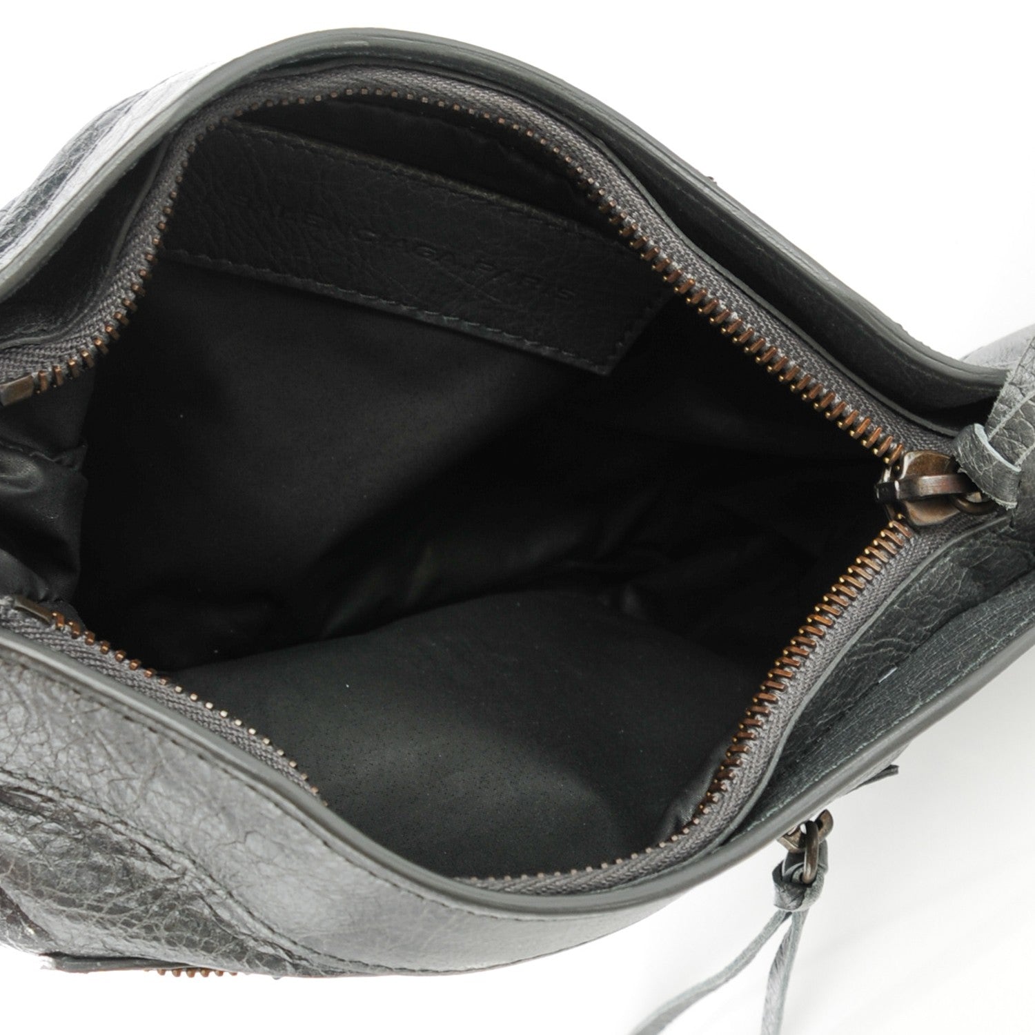 Balenciaga Agneau Classic Hardware Porte Toilette Makeup Clutch Anthracite 5 of 7