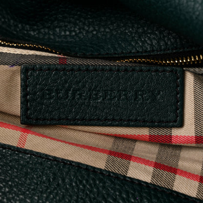 Burberry Grainy Calfskin Medium Cale Hobo Green 6 of 11