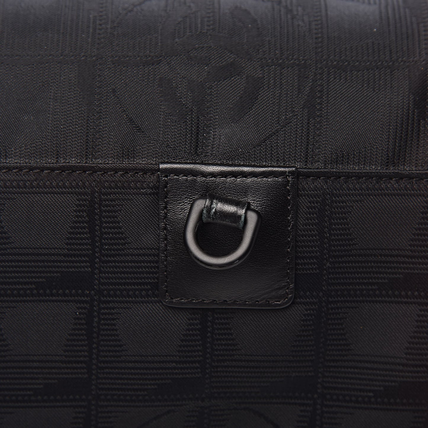 Nylon Travel Small Suitcase Black