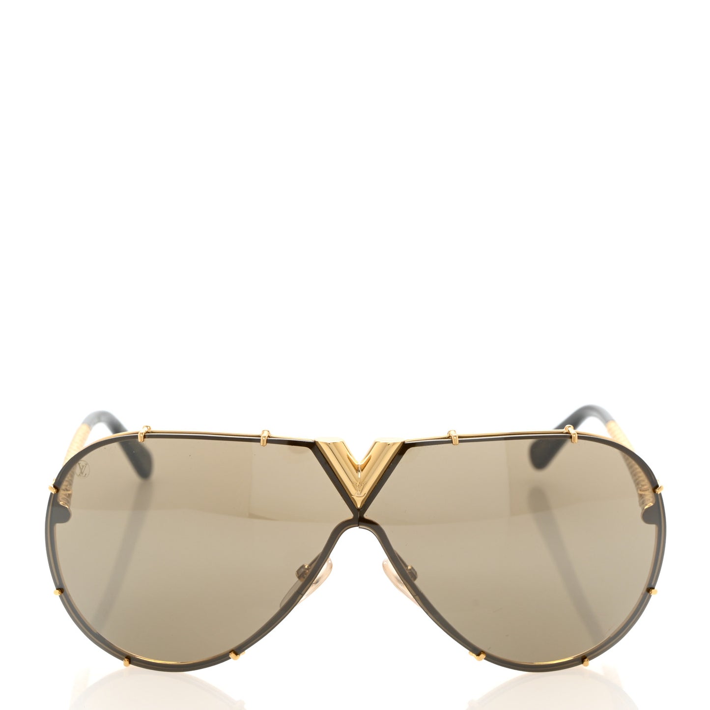 Metal LV Drive Sunglasses Z0897W Black Gold