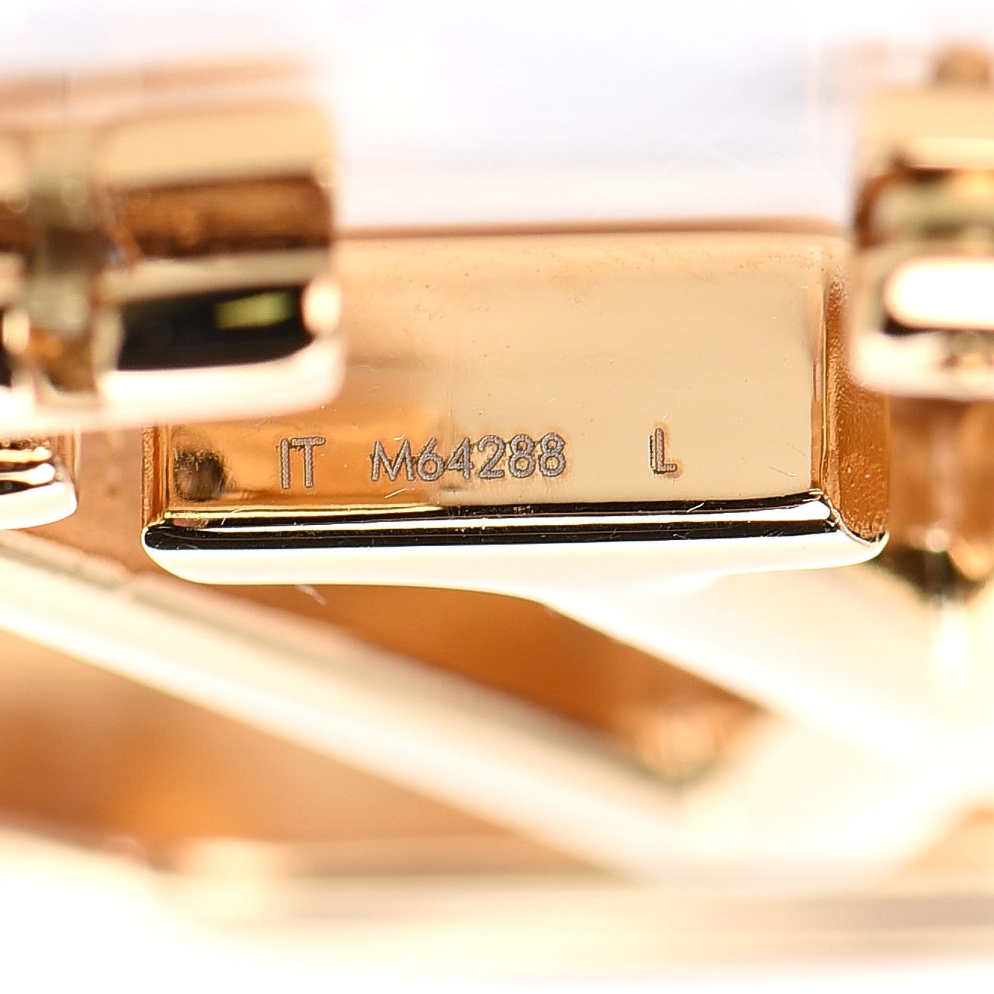 Metal Louise Hoop Earrings Gold