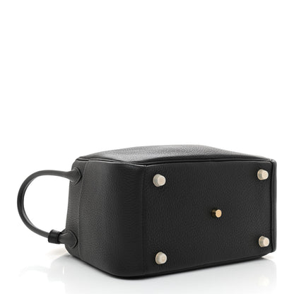 Hermes Taurillon Clemence Lindy 26 Black 4 of 11