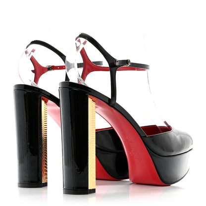 Christian Louboutin Patent Coluna 130 Pumps 41 Black 4 of 12