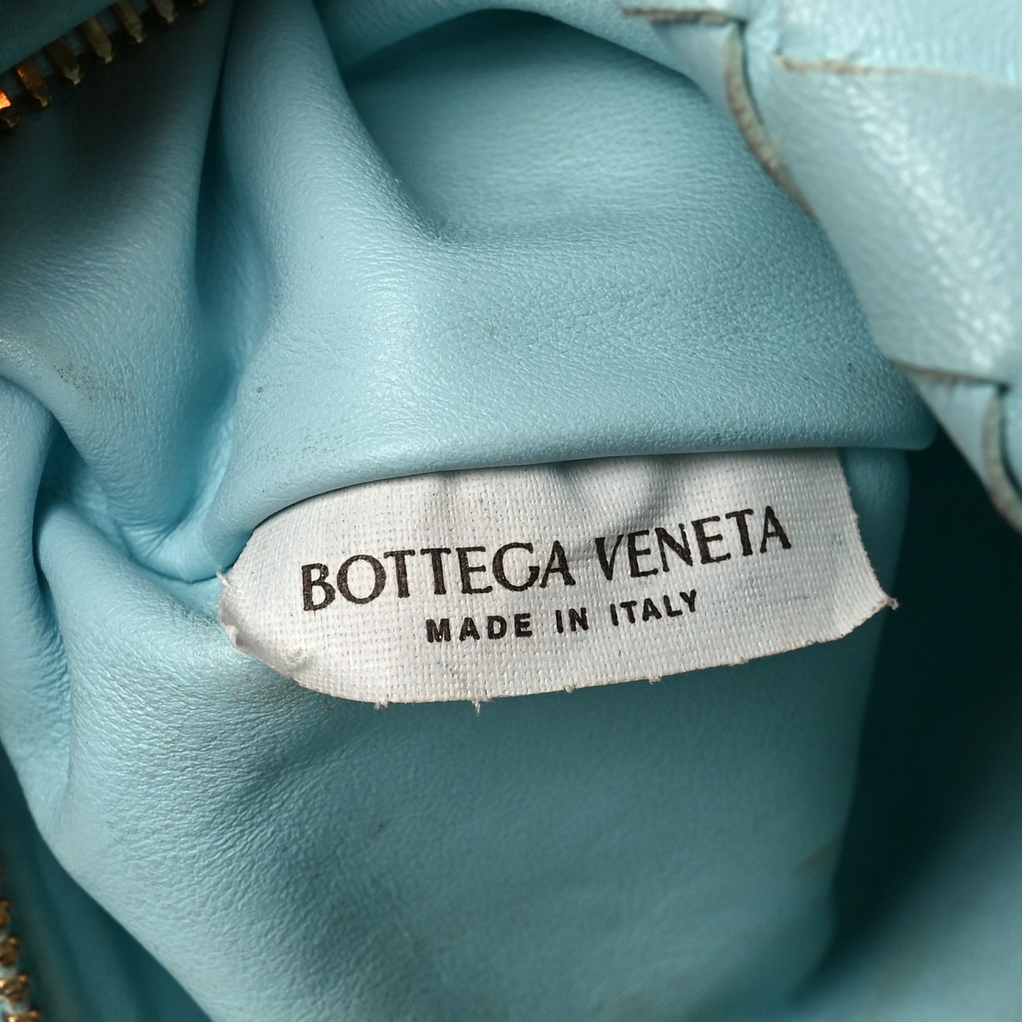 Nappa Intrecciato Mini Jodie Pale Blue