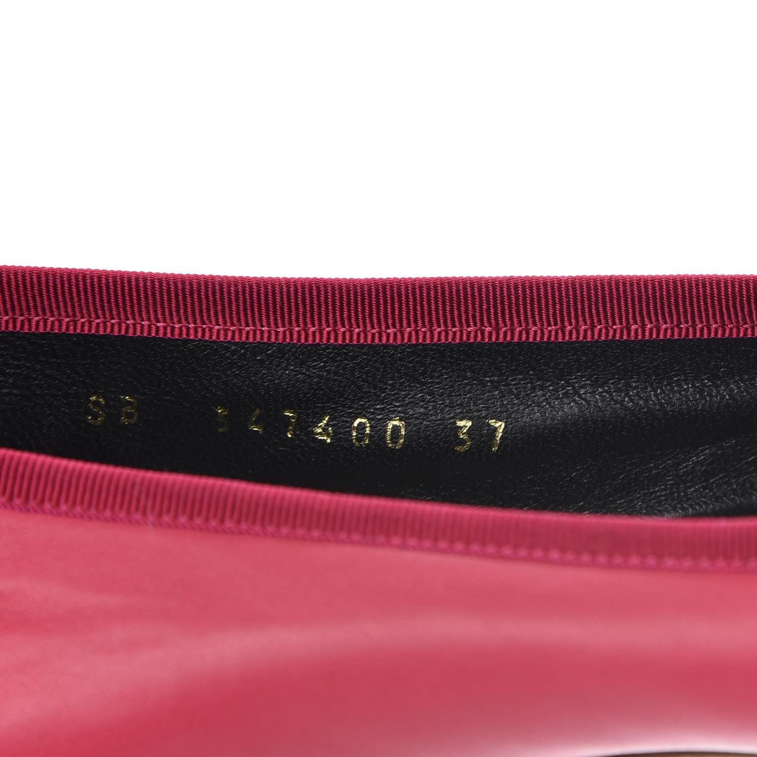 Saint Laurent Calfskin Dance Ballet Flats 37 Raspberry 8 of 8