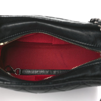 Chanel Aged Calfskin Quilted Small Gabrielle Hobo Black 5 of 10