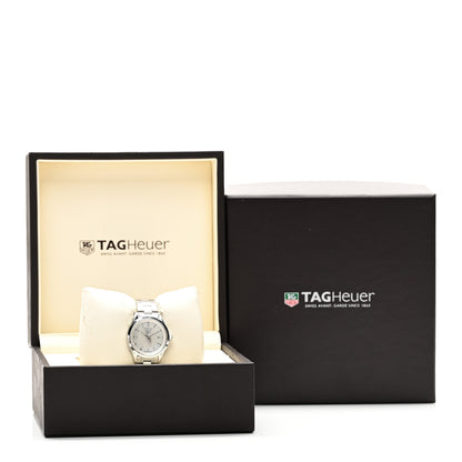 Tag Heuer Stainless Steel Mother of Pearl 28mm Carrera Lady Quartz Watch WV1415 5 of 5
