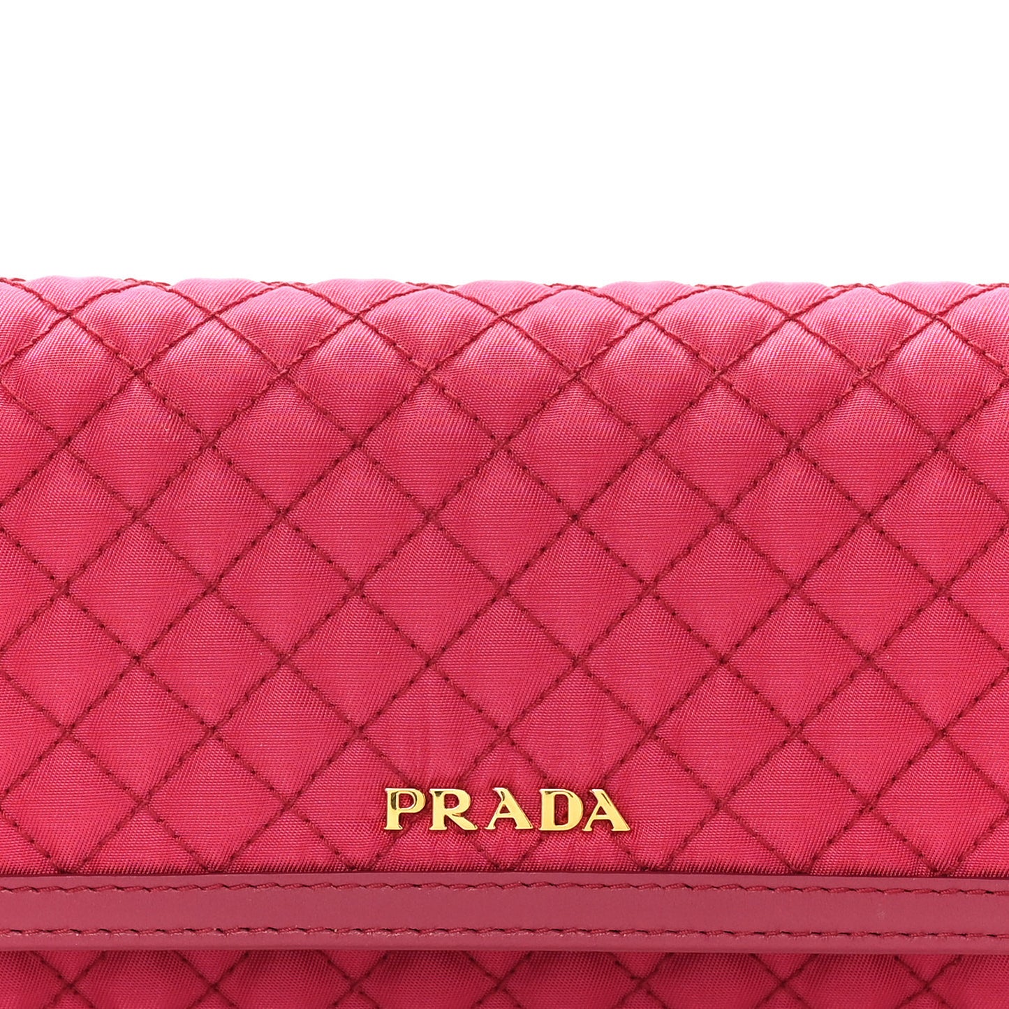 Tessuto Nylon Quilted Continental Flap Wallet Ibisco