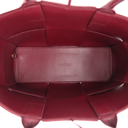 Bottega Veneta Smooth Calfskin Intrecciato Small Arco Tote Barolo 6 of 11