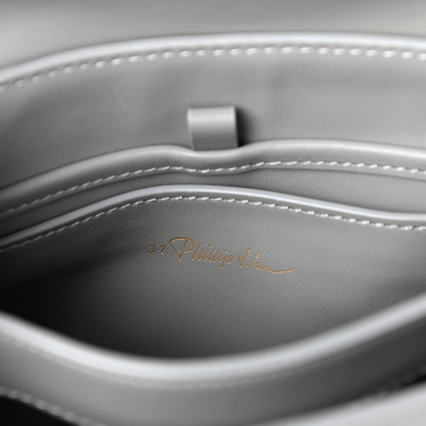 Smooth Calfskin Mini Alix Top Handle Satchel Cement