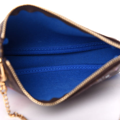 Louis Vuitton Monogram 2019 Christmas Animation Mini Venice Pochette Accessories Blue 5 of 10