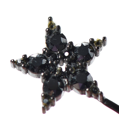 Christian Dior Pearl Strass My ABCDior Tribale Star Earring Ruthenium 4 of 4