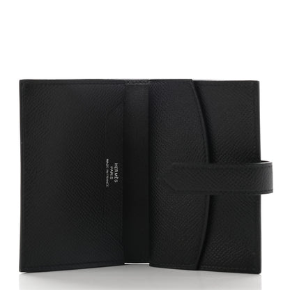 Hermes Epsom Mini Bearn Wallet Black 5 of 7