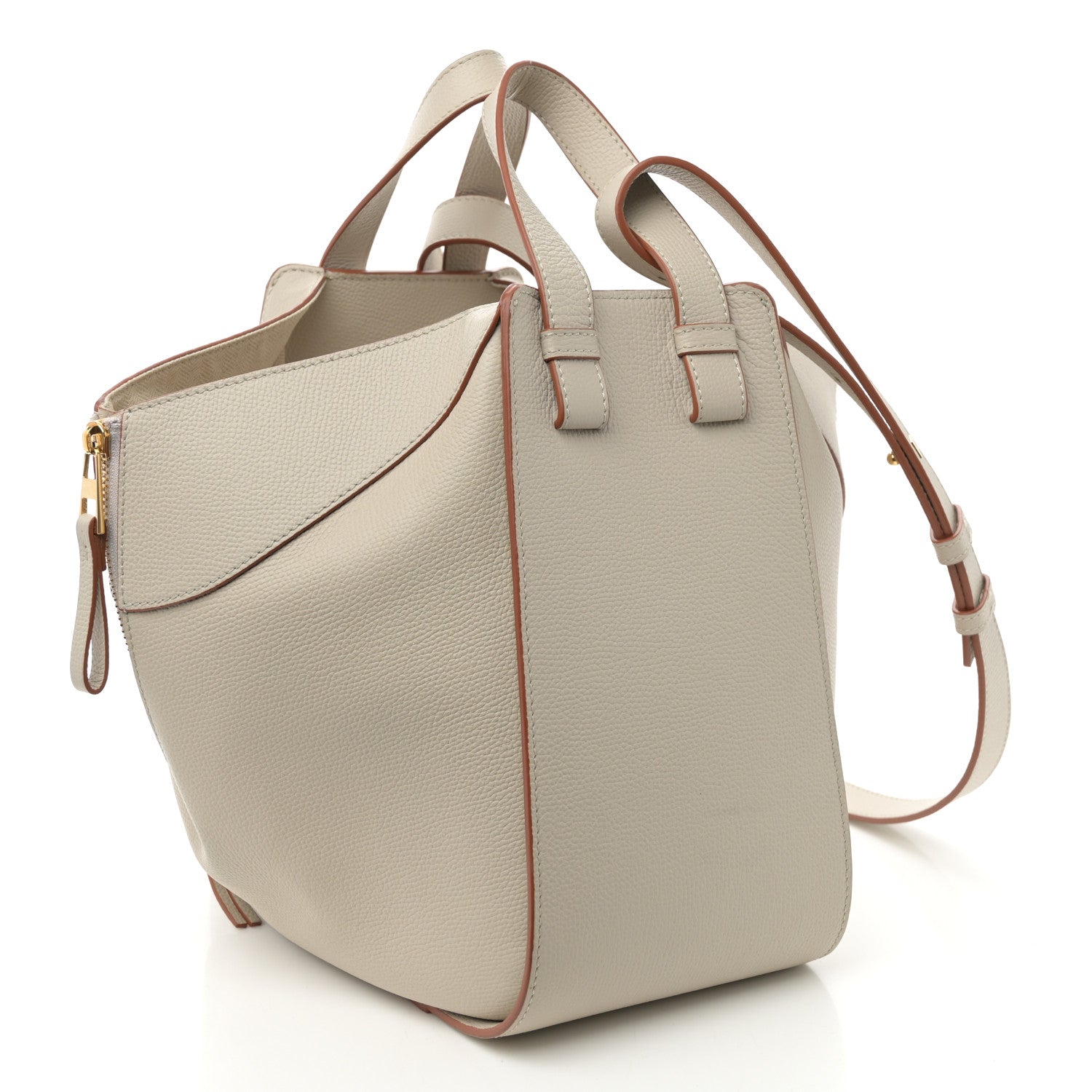 Loewe Grained Calfskin Small Hammock Shoulder Bag Light Ghost 3 of 10
